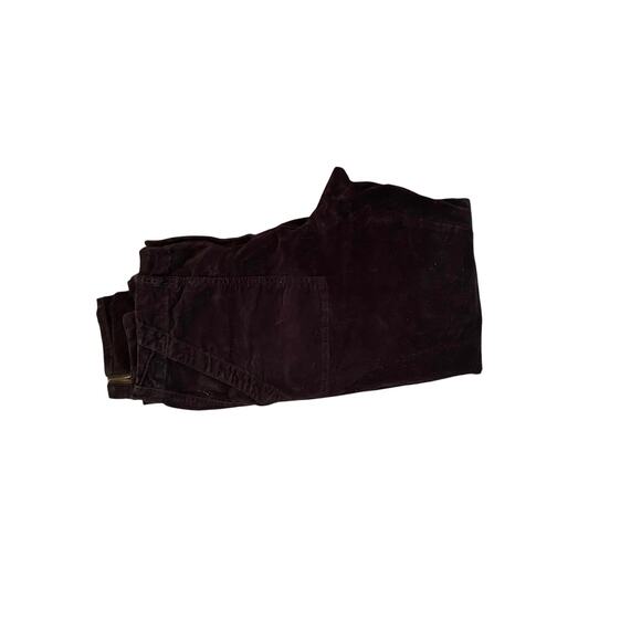 Sanctuary Anthropologie Velour Navy Pants Sz 30 Zip Ankle Slim Fit - Picture 4 of 7
